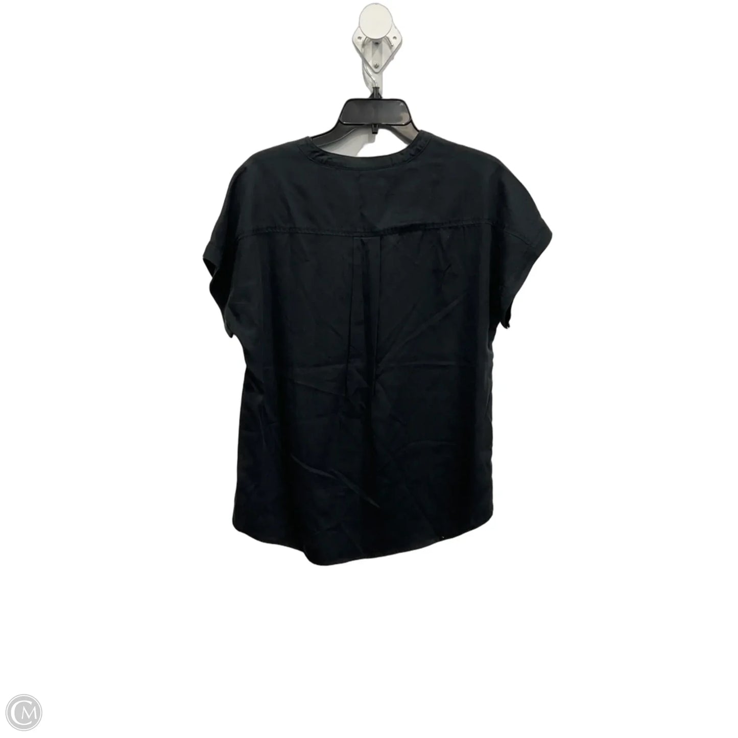 Top Short Sleeve Basic By Clothes Mentor In Black, Size: M