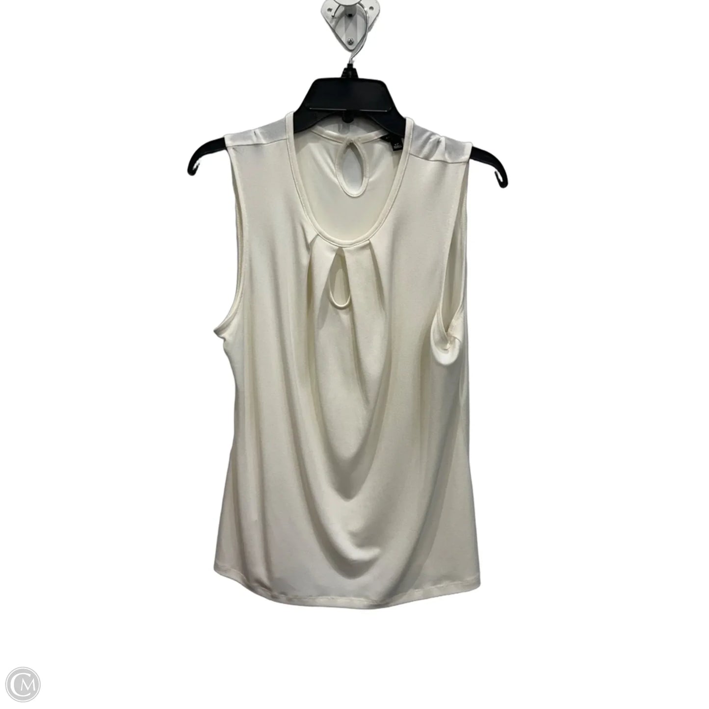 Top Sleeveless By Ann Taylor In White, Size: Lp