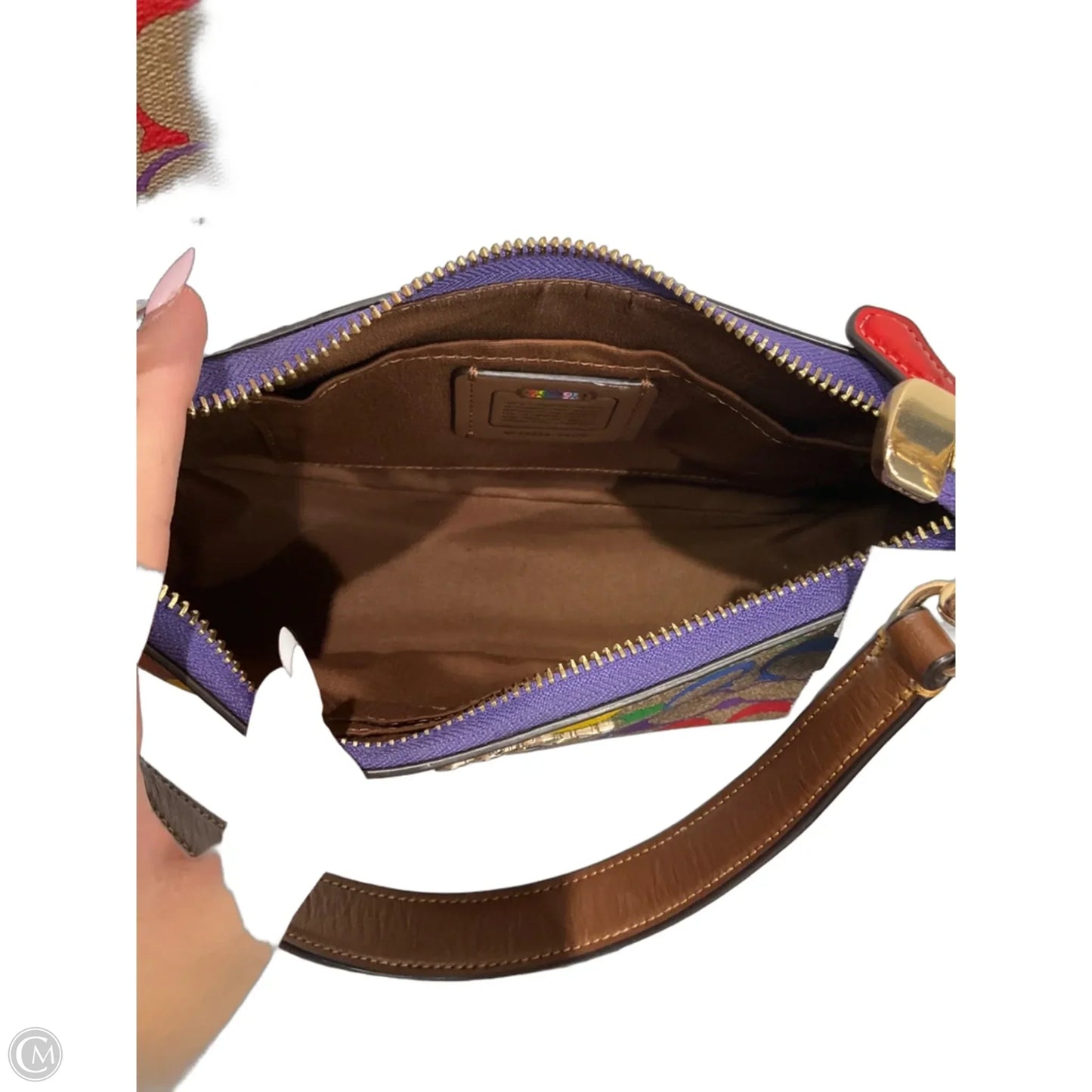 Handbag Designer By Coach, Size: Medium