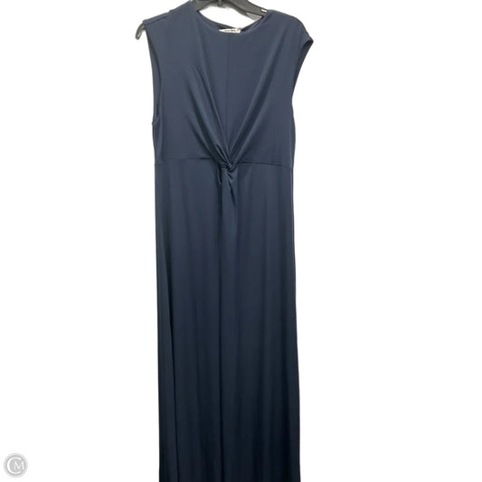 Dress Casual Maxi By Old Navy In Blue, Size: L