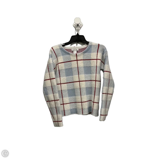 Sweater By Rachel Zoe In Plaid Pattern, Size: Xs