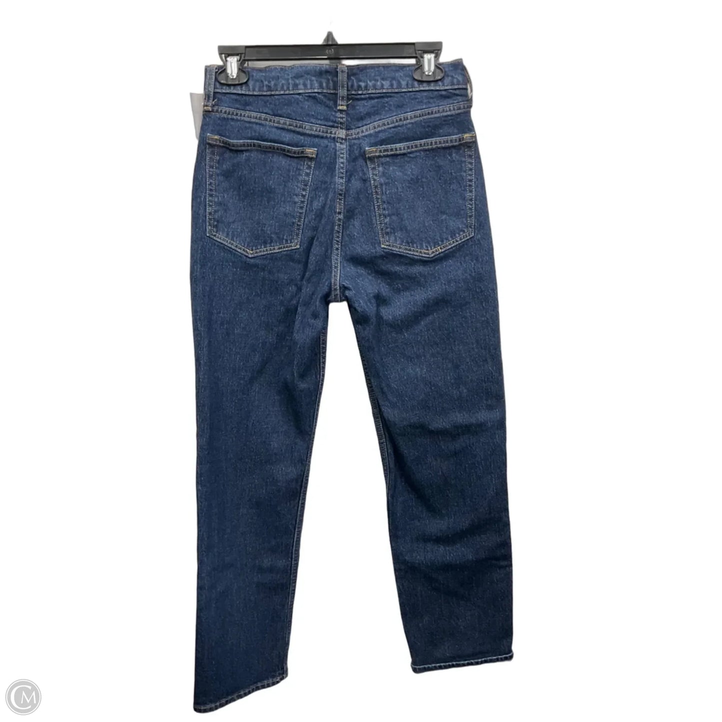 Jeans Straight By Gap In Blue Denim, Size: 4