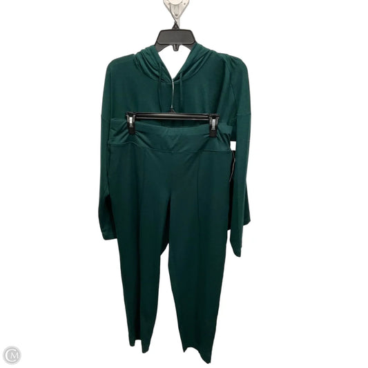 Athletic Pants 2pc By J. Jill In Green, Size: M