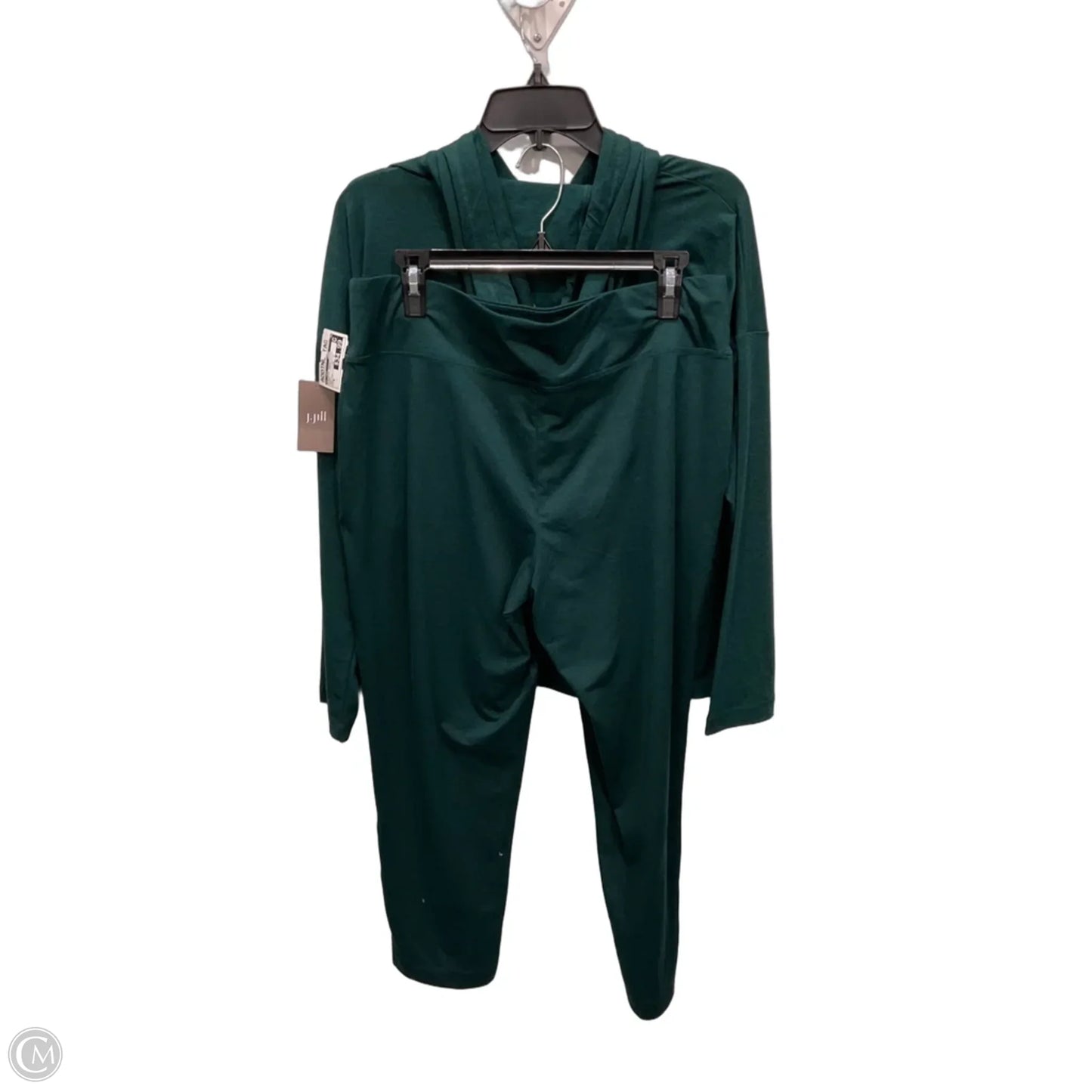 Athletic Pants 2pc By J. Jill In Green, Size: M