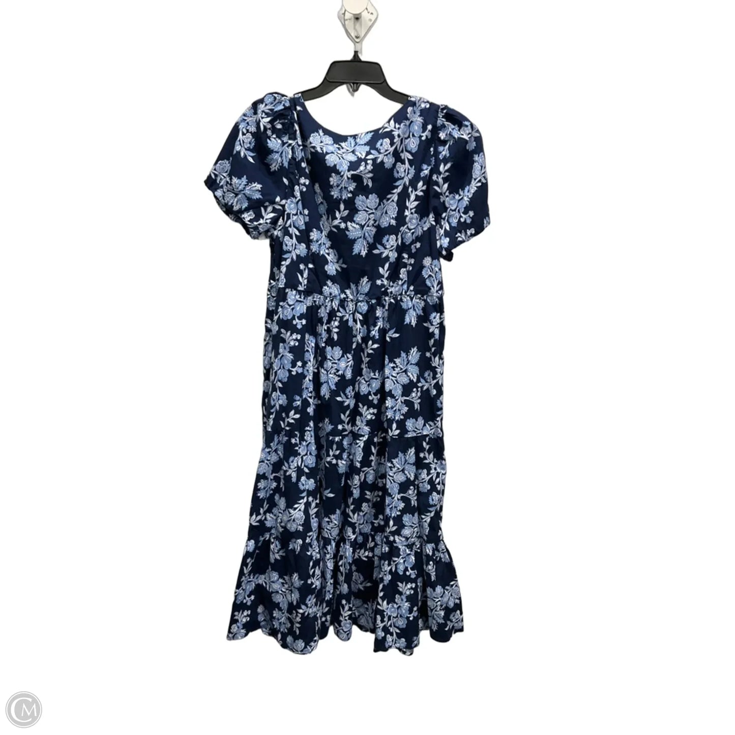 Dress Casual Midi By J. Crew In Blue, Size: Xl