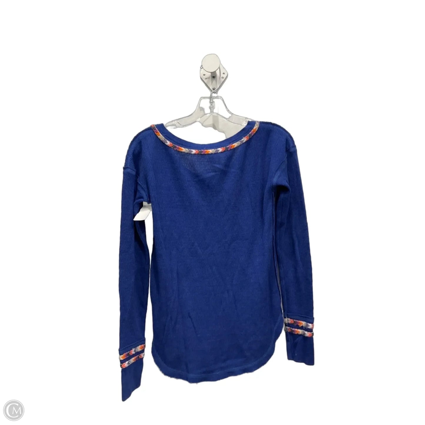 Top Long Sleeve By We The Free In Blue, Size: Xs