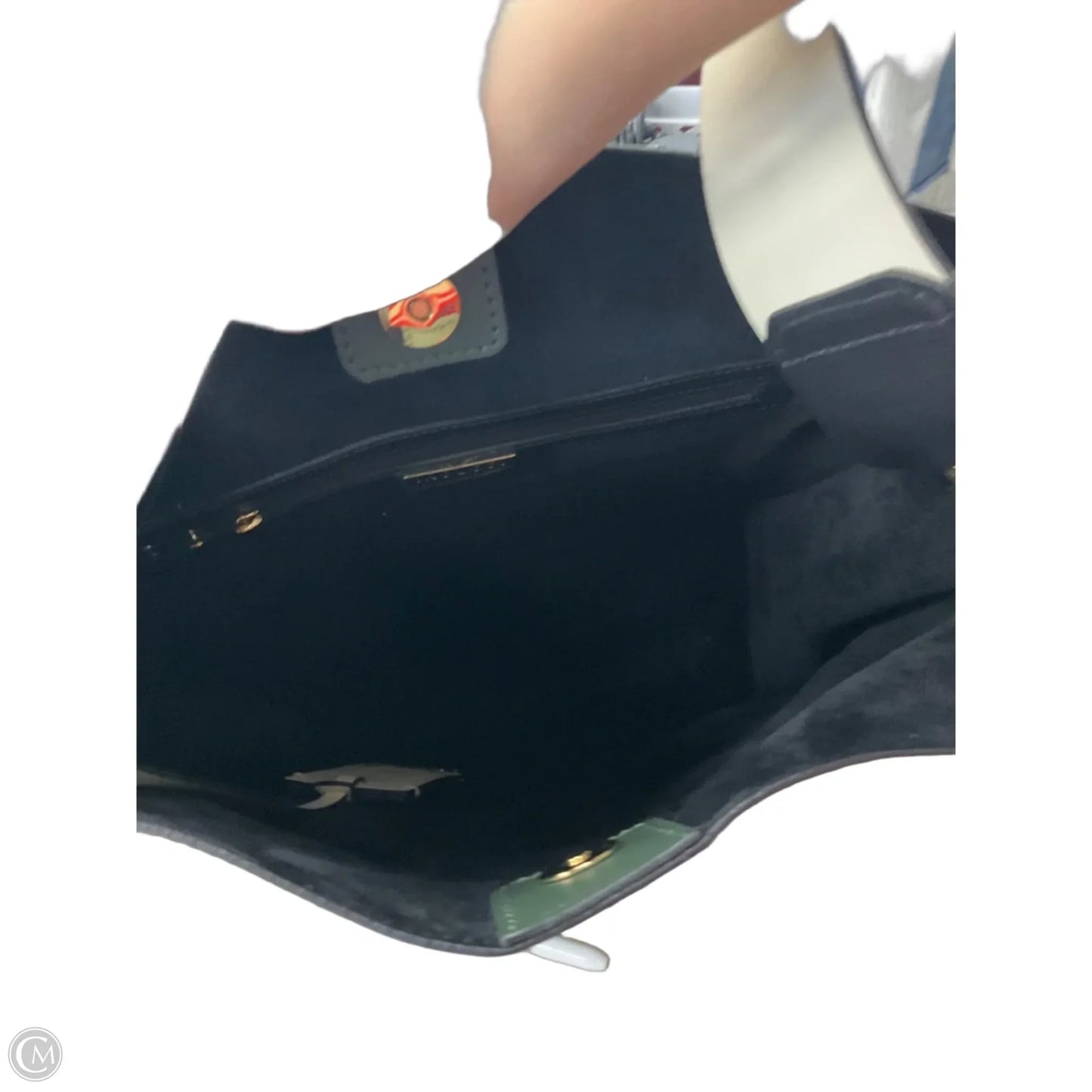 Handbag Leather By Cma, Size: Medium