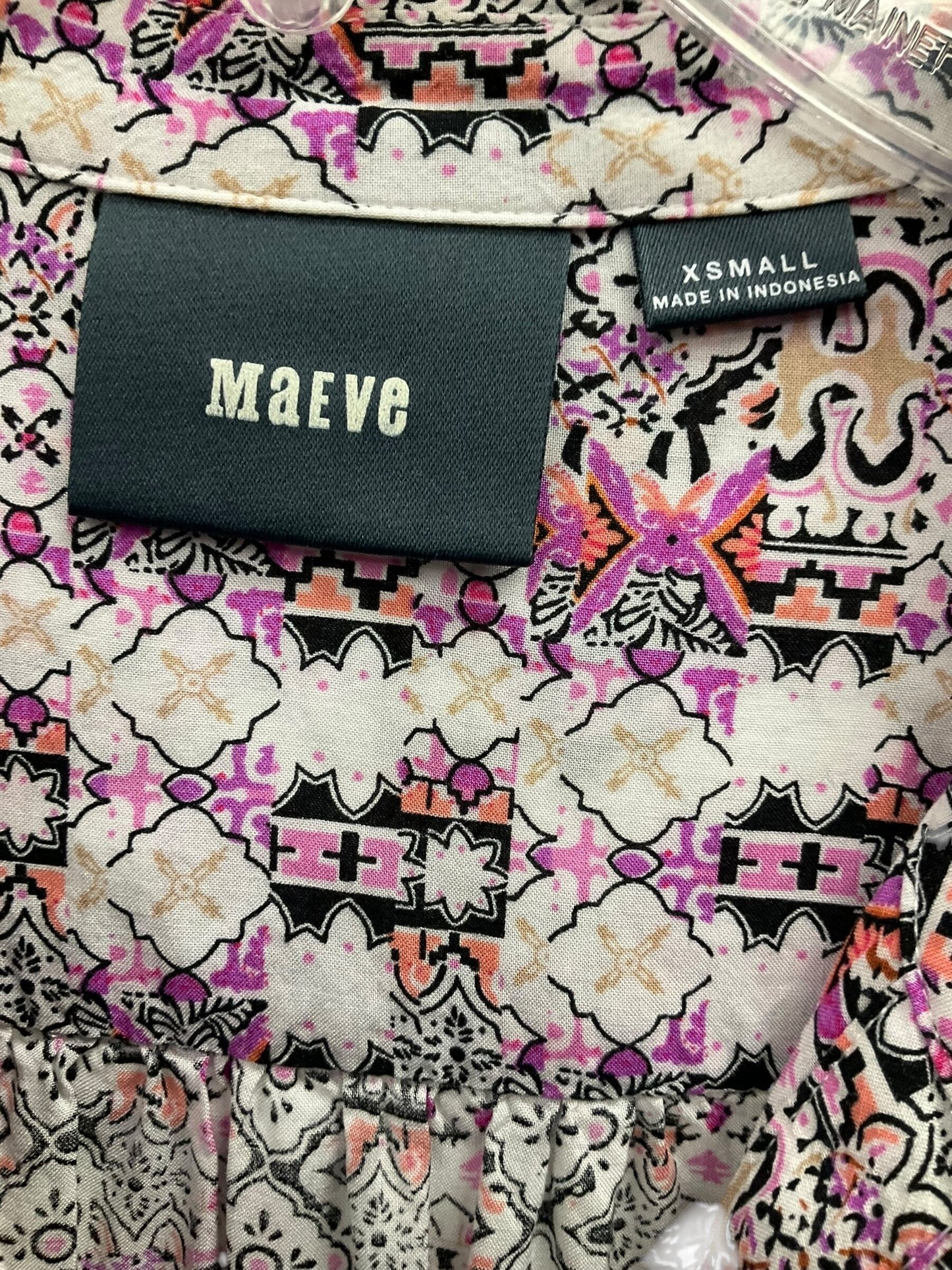 Blouse Long Sleeve By Anthropologie  Size: Xs