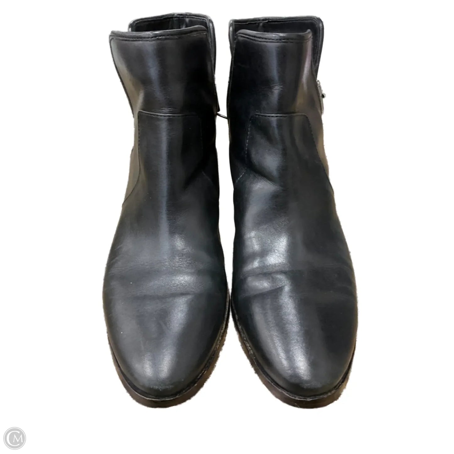 Boots Ankle Flats By Michael By Michael Kors In Black & White, Size: 7.5