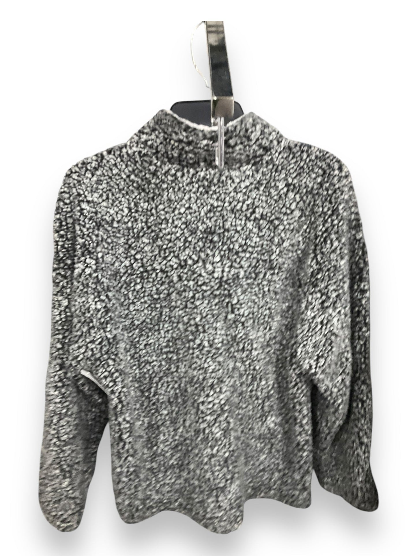 Jacket Fleece By Clothes Mentor In Grey, Size: M