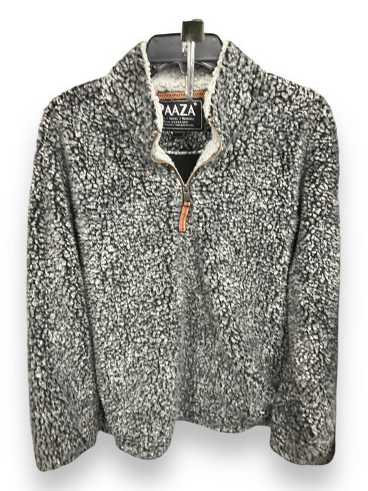 Jacket Fleece By Clothes Mentor In Grey, Size: M