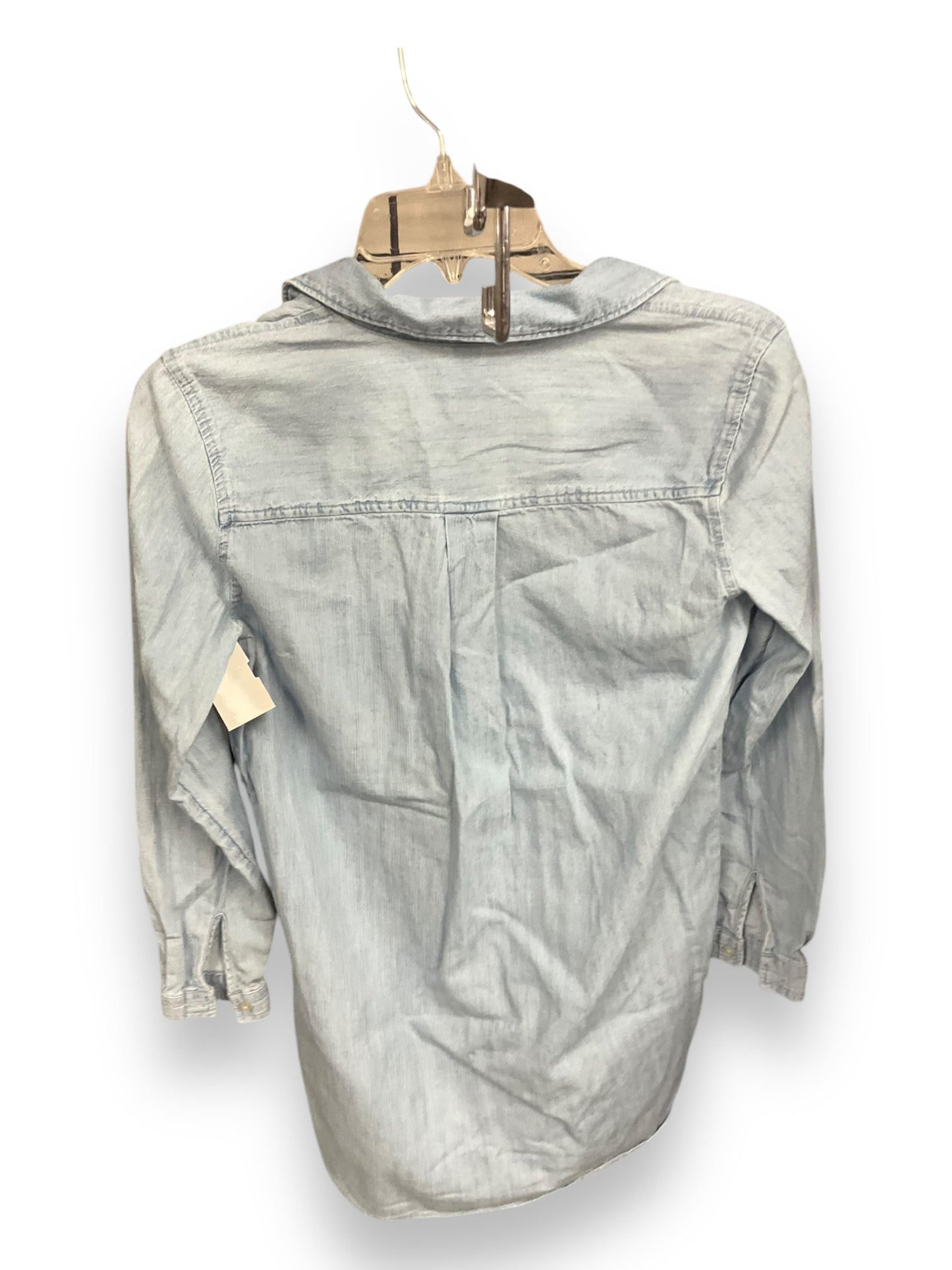 Tunic Long Sleeve By Old Navy In Blue Denim, Size: Xs