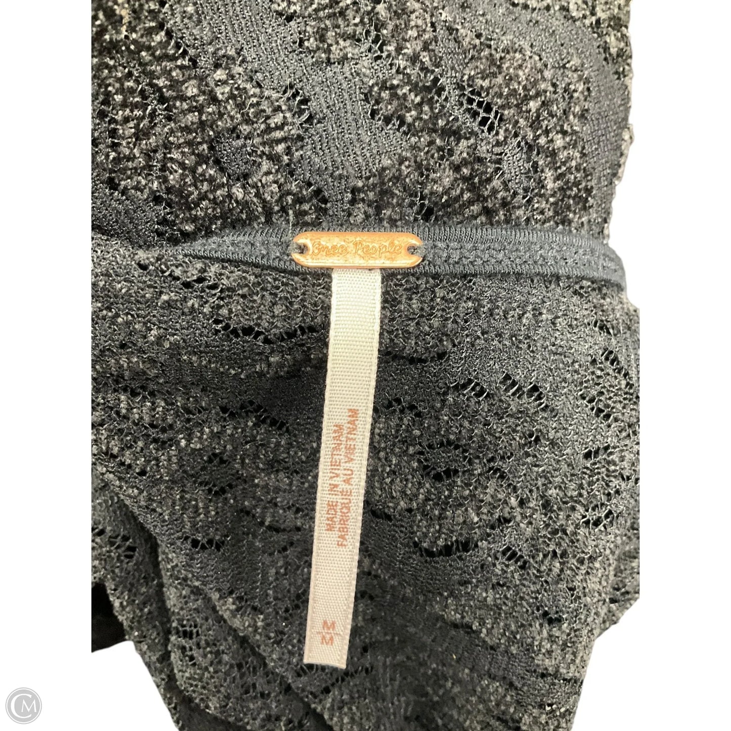 Top Short Sleeve By Free People In Black, Size: M