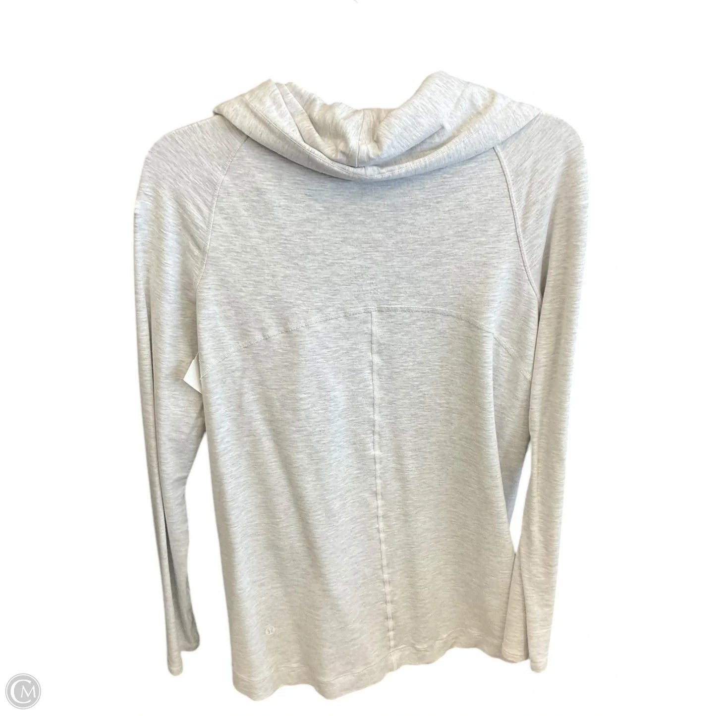 Athletic Jacket By Lululemon In Grey, Size: S