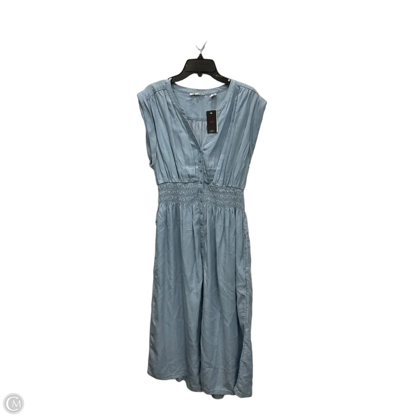 Dress Casual Maxi By Levis In Blue, Size: L