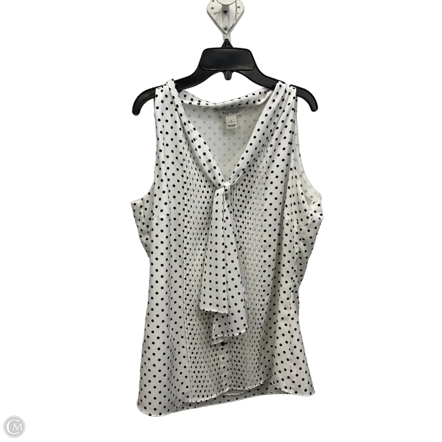 Top Sleeveless By White House Black Market In White, Size: L