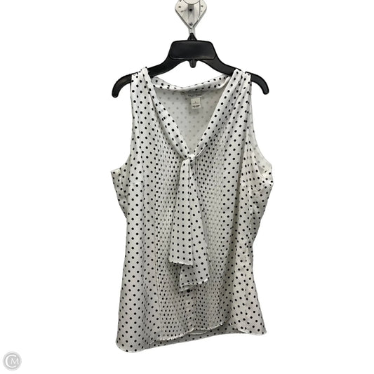 Top Sleeveless By White House Black Market In White, Size: L