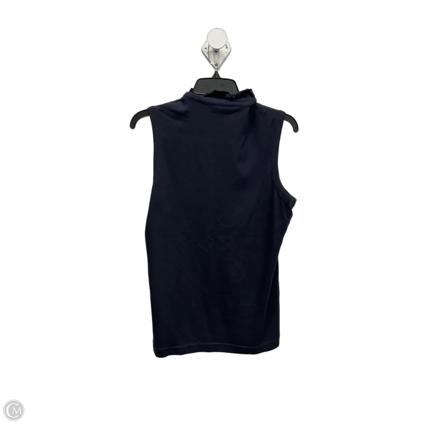 Top Sleeveless Designer By Tory Burch In Navy, Size: L