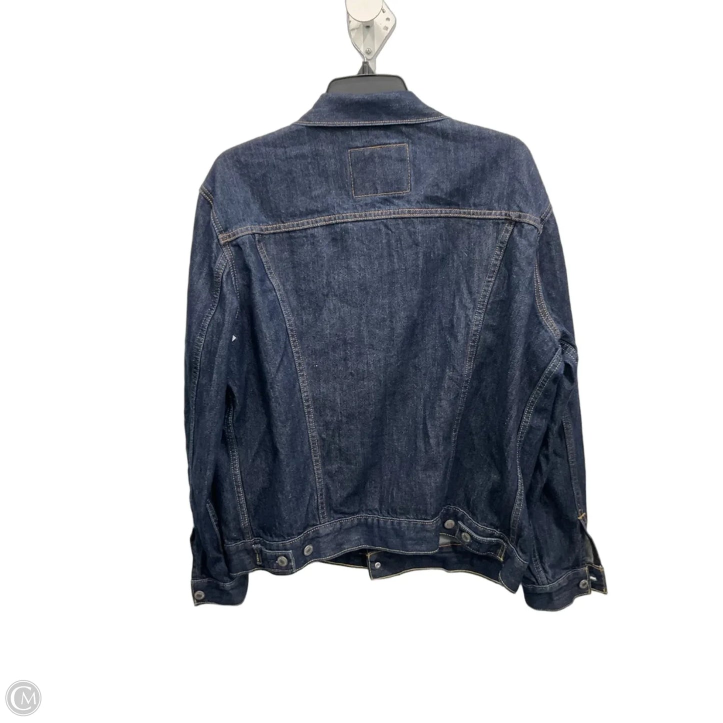 Jacket Denim By Levis In Blue Denim, Size: L