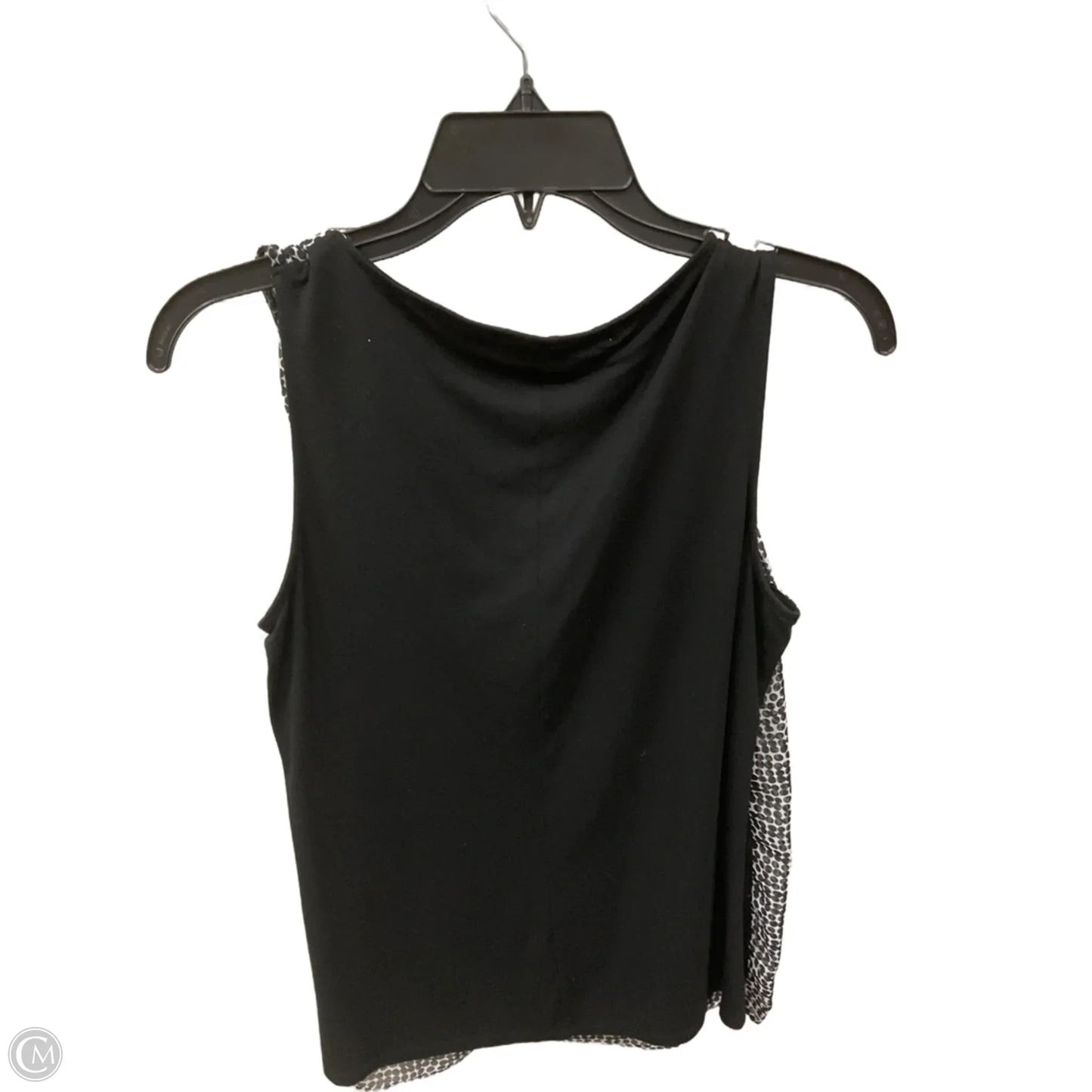 Top Sleeveless By New York And Co In Black & White, Size: S