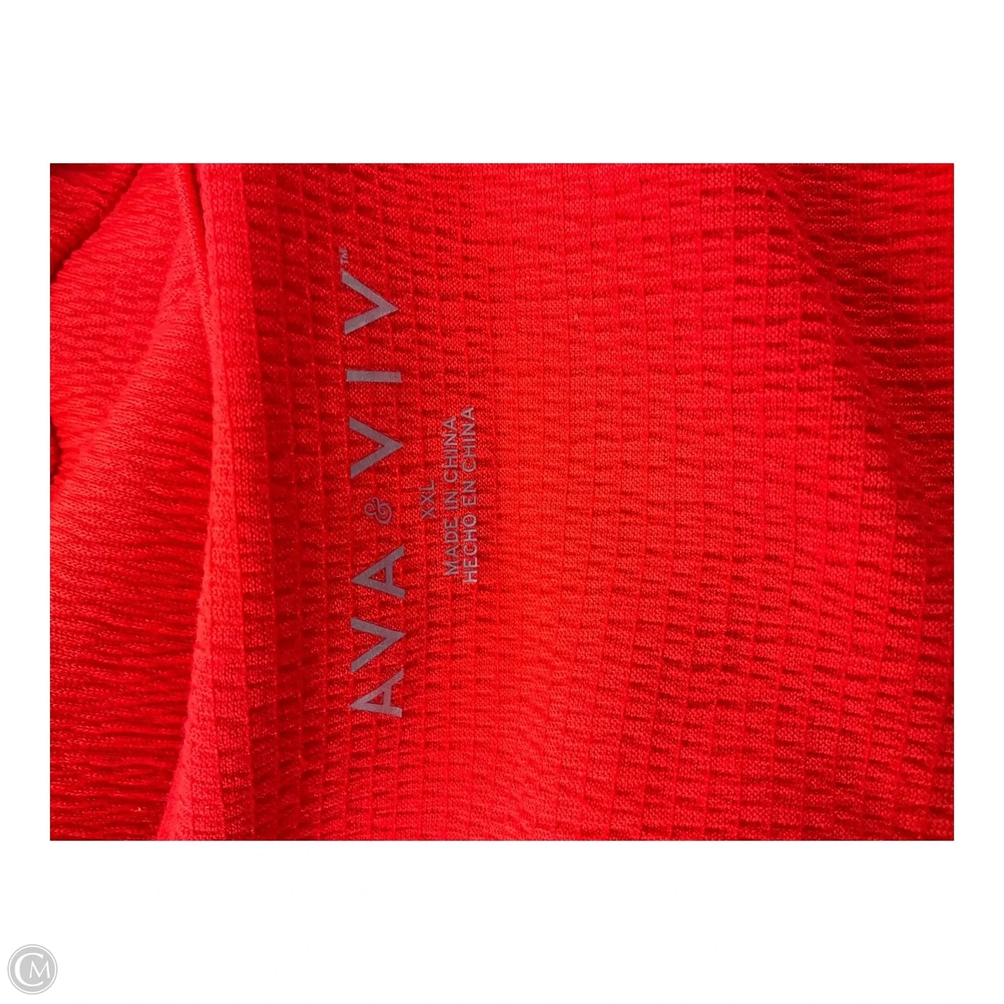 Dress Casual Midi By Ava & Viv In Red, Size: Xxl