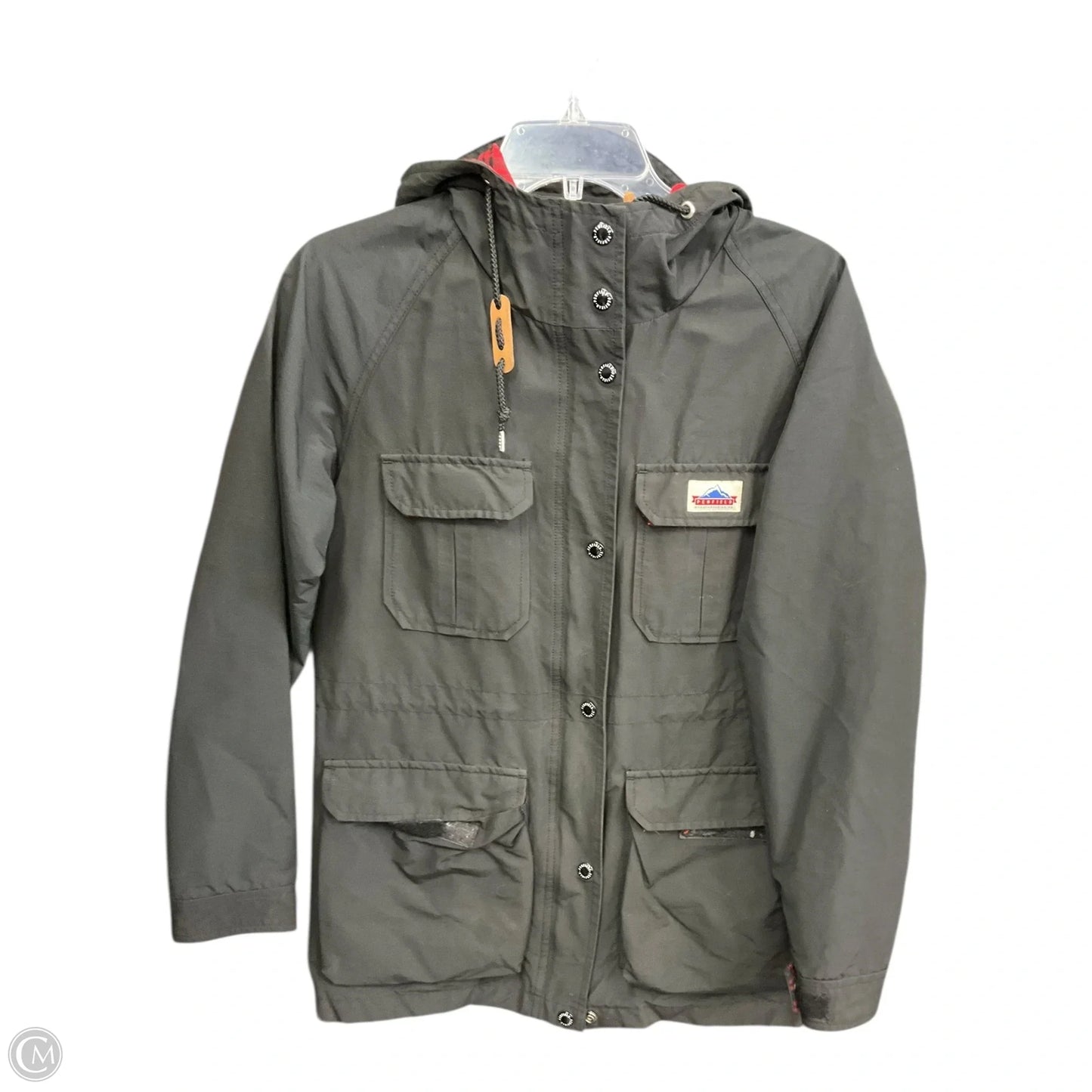 Jacket Utility By Clothes Mentor In Black, Size: S