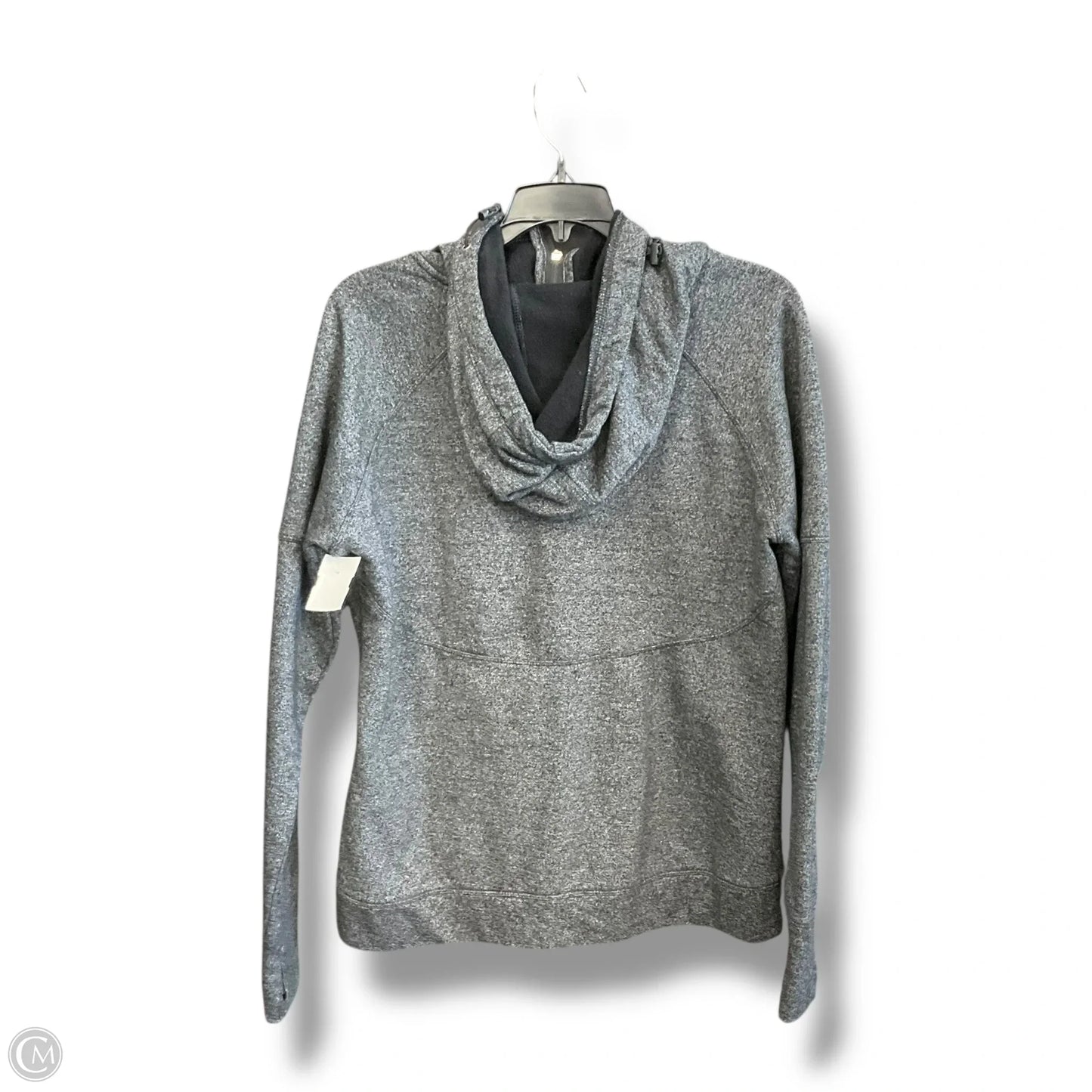 Athletic Jacket By Kyodan In Grey, Size: M