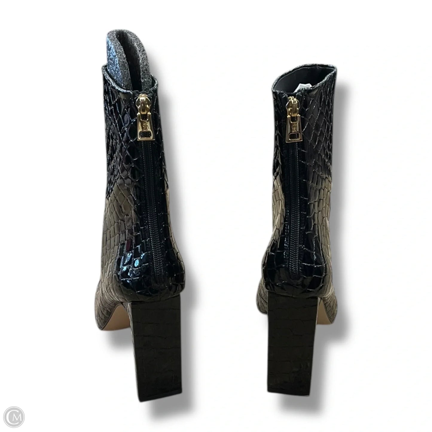 Boots Ankle Heels By Clothes Mentor In White, Size: 9