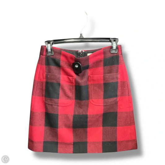 Skirt Midi By J. Crew In Plaid Pattern, Size: Xs