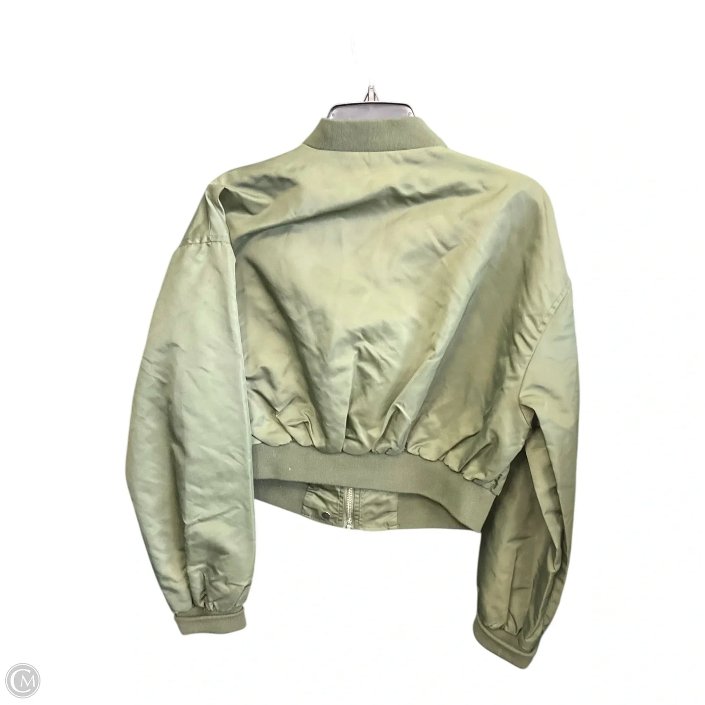 Jacket Moto By Pilcro In Green, Size: M