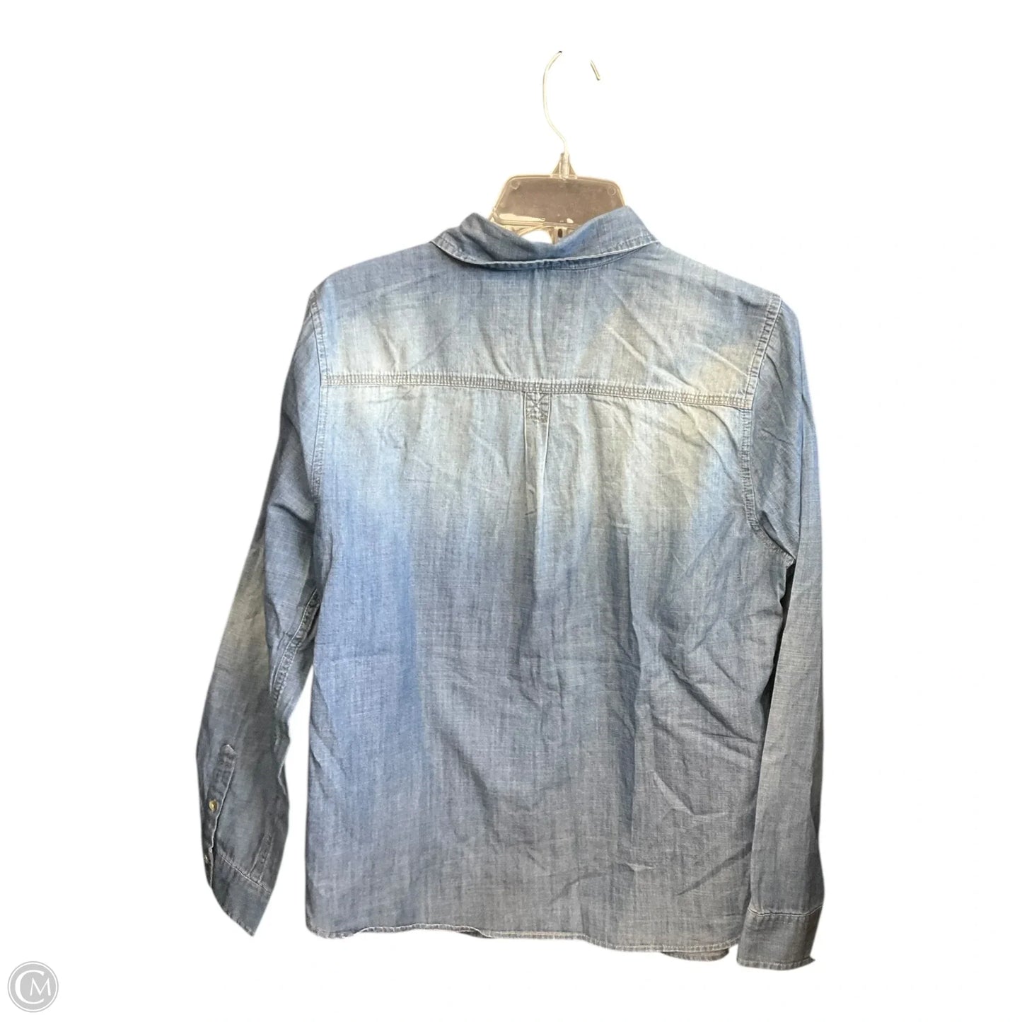 Blouse Long Sleeve By Sonoma In Blue, Size: L