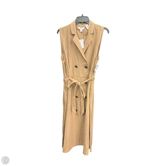 Dress Casual Maxi By Croft And Barrow In Tan, Size: L