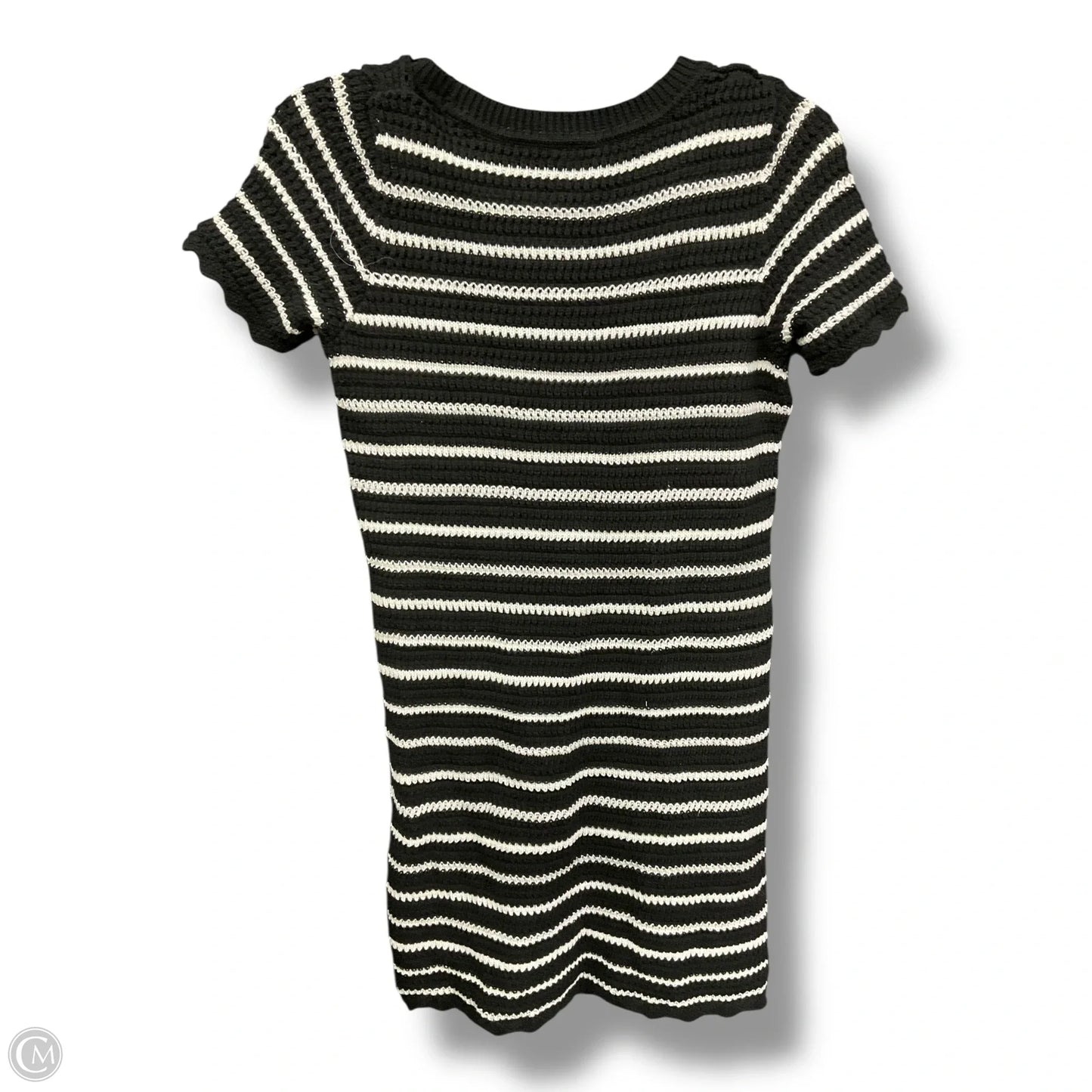 Dress Sweater By Gap In Black & White, Size: Xs