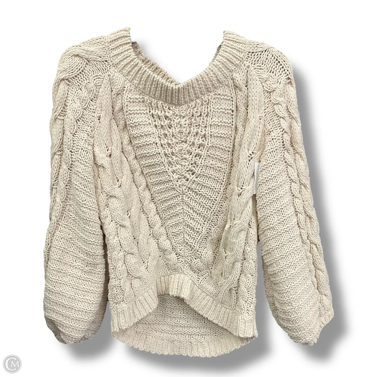 Sweater By Express In Tan, Size: Xs
