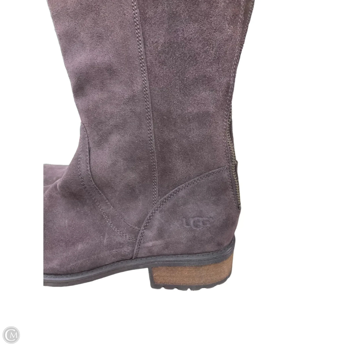 Boots Designer By Ugg In Brown, Size: 9.5