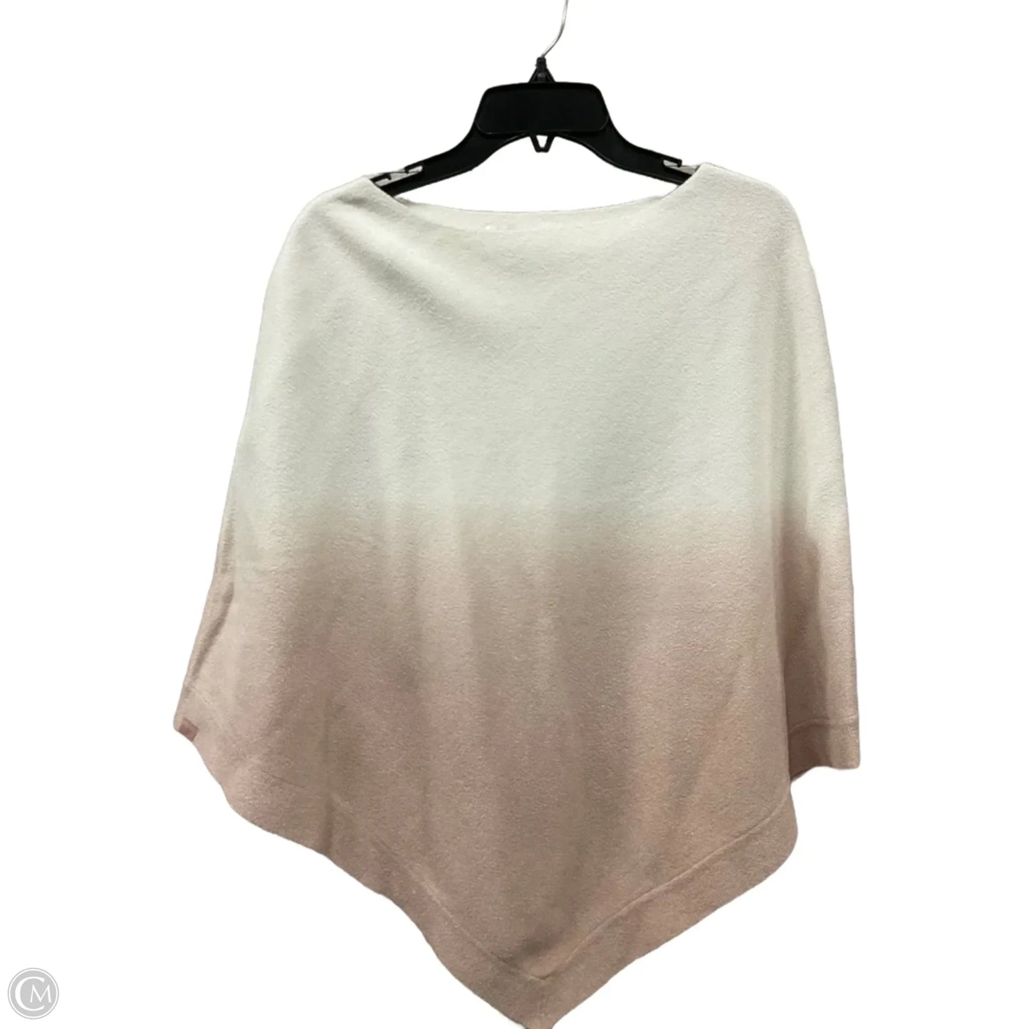 Poncho By Barefoot Dreams In Pink & White, Size: Osfm