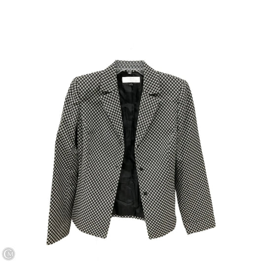 Skirt Suit 2pc By Tahari In Black & White, Size: 8