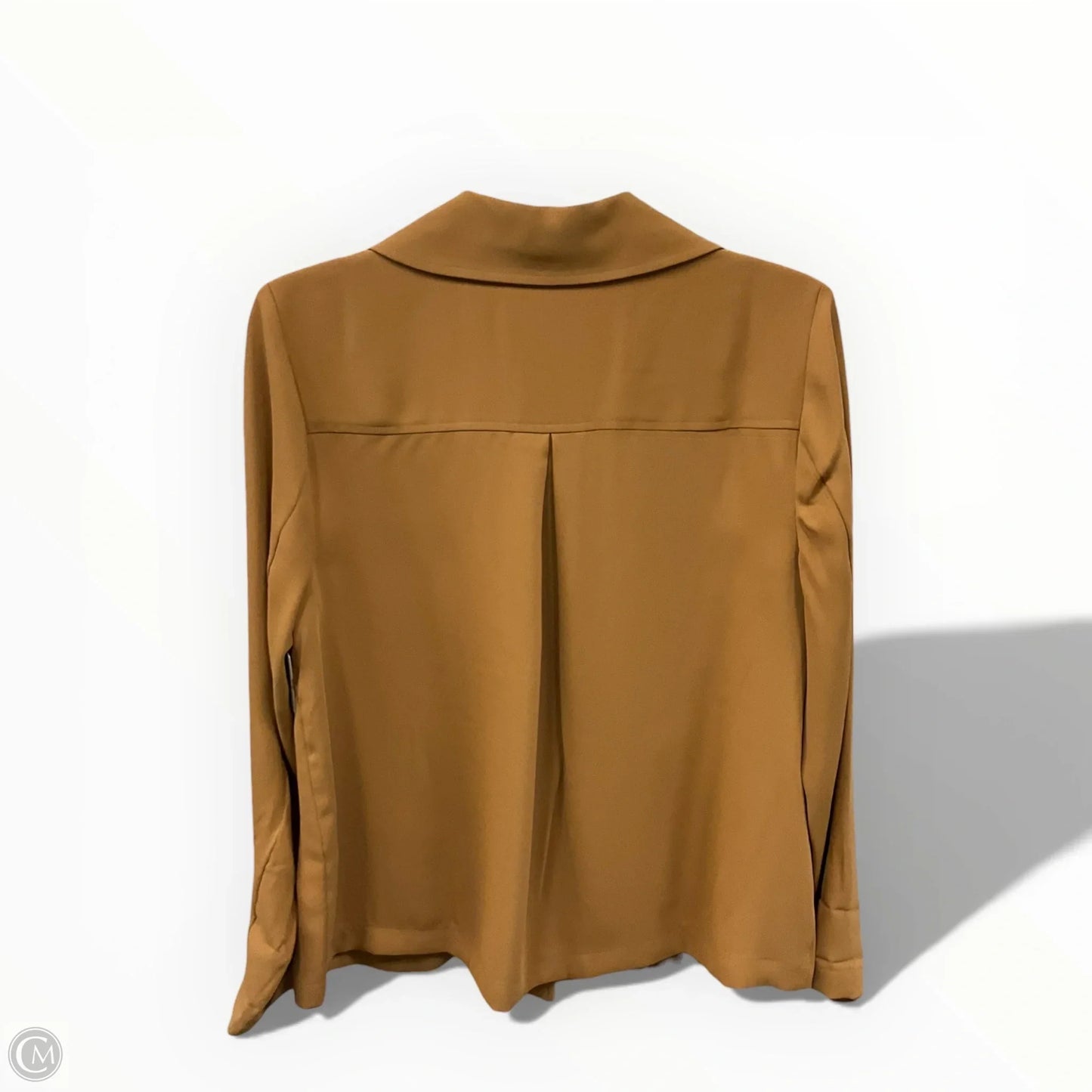 Blouse Long Sleeve By J. Jill In Brown, Size: M