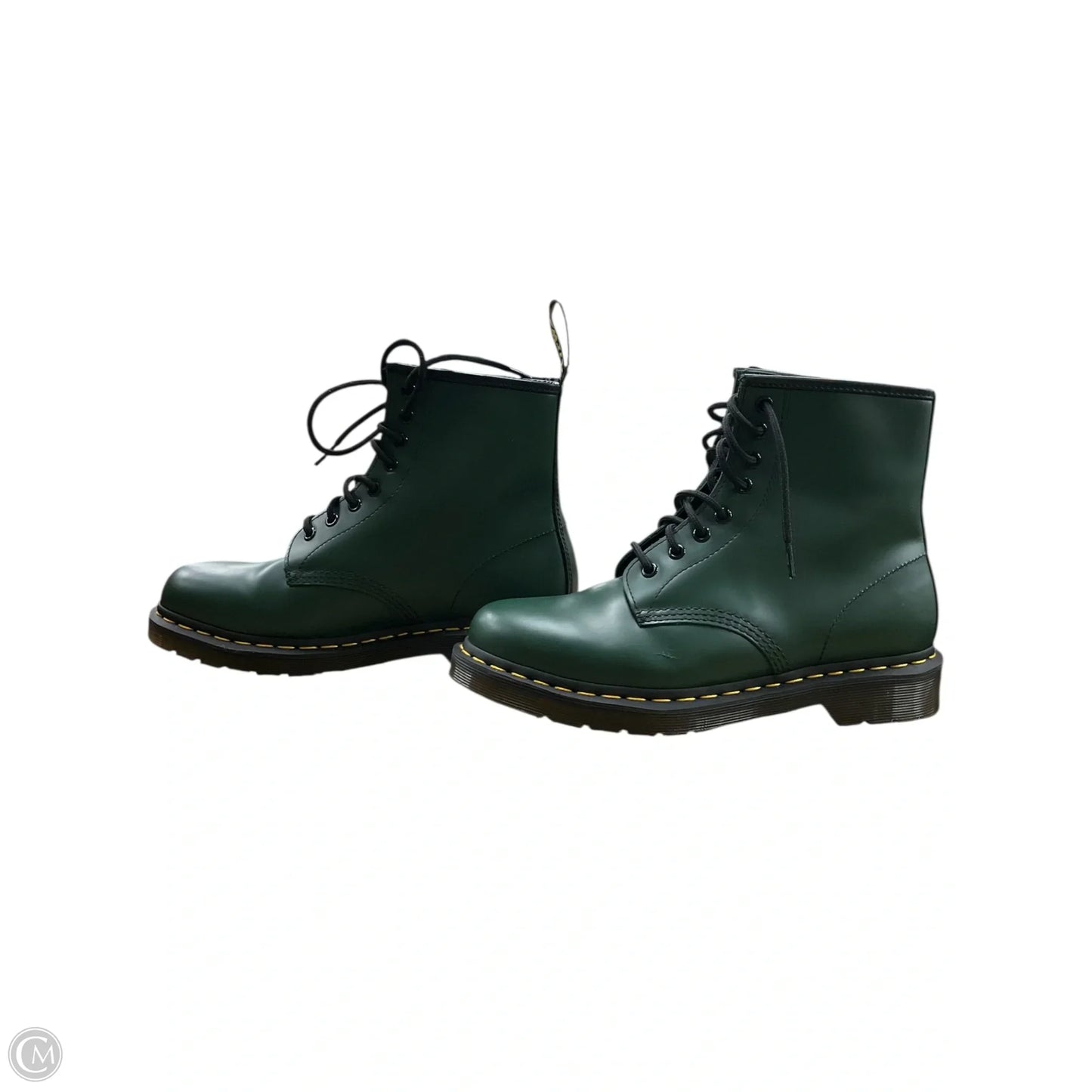Boots Combat By Dr Martens In Green, Size: 10