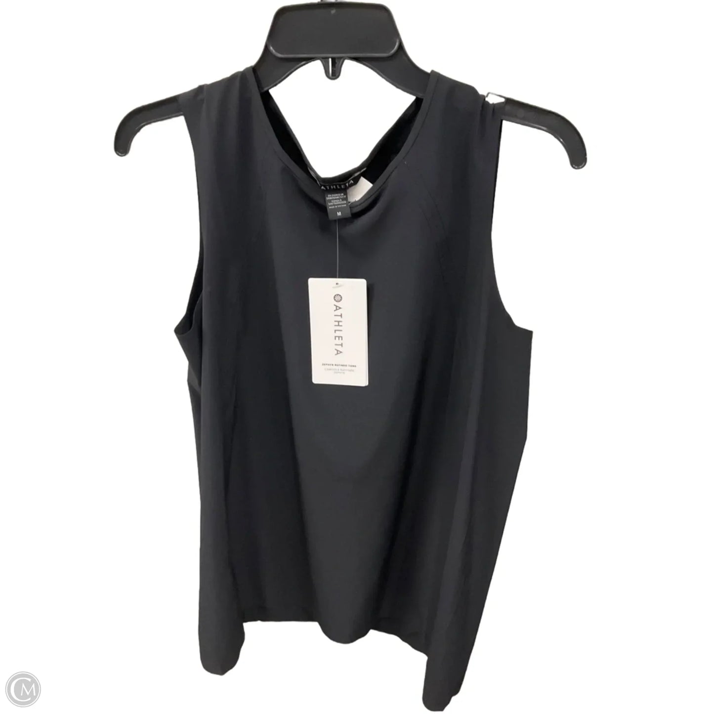 Athletic Tank Top By Athleta In Black, Size: M