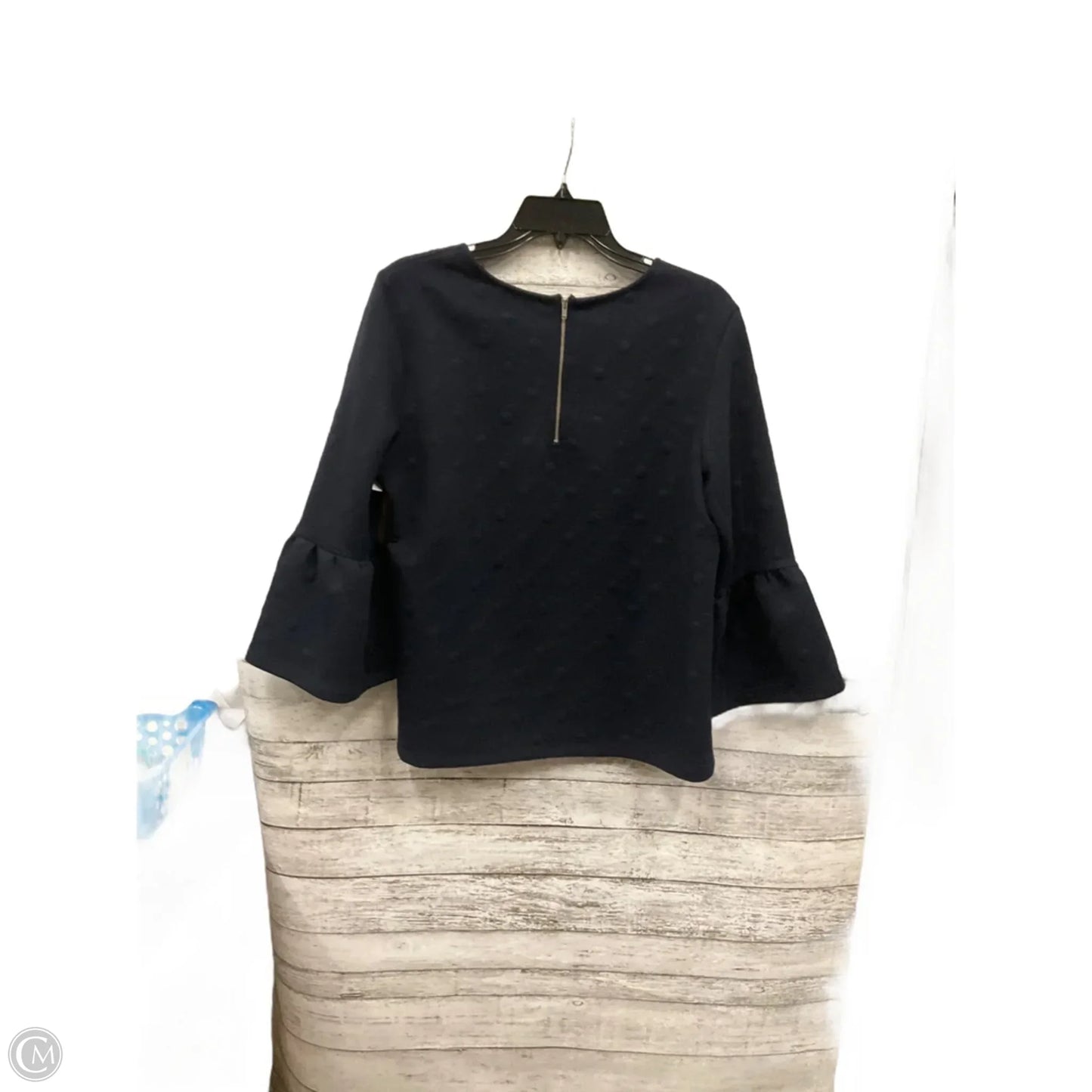 Top 3/4 Sleeve By W5 In Navy, Size: L