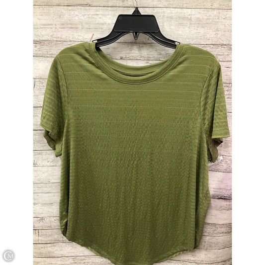 Top Short Sleeve By Lane Bryant In Green, Size: Xl