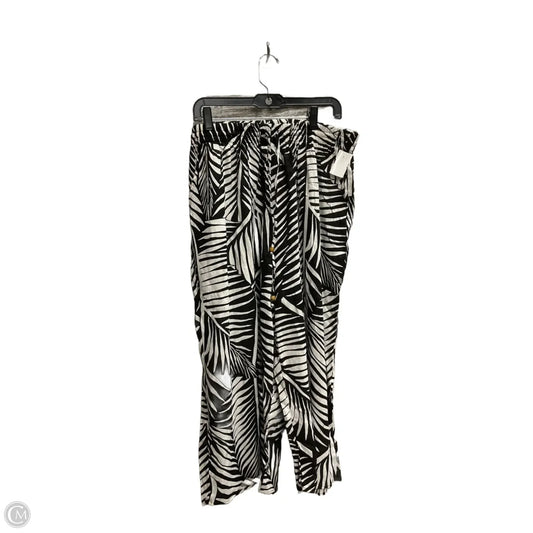 Pants Lounge By Clothes Mentor In Zebra Print, Size: 2x