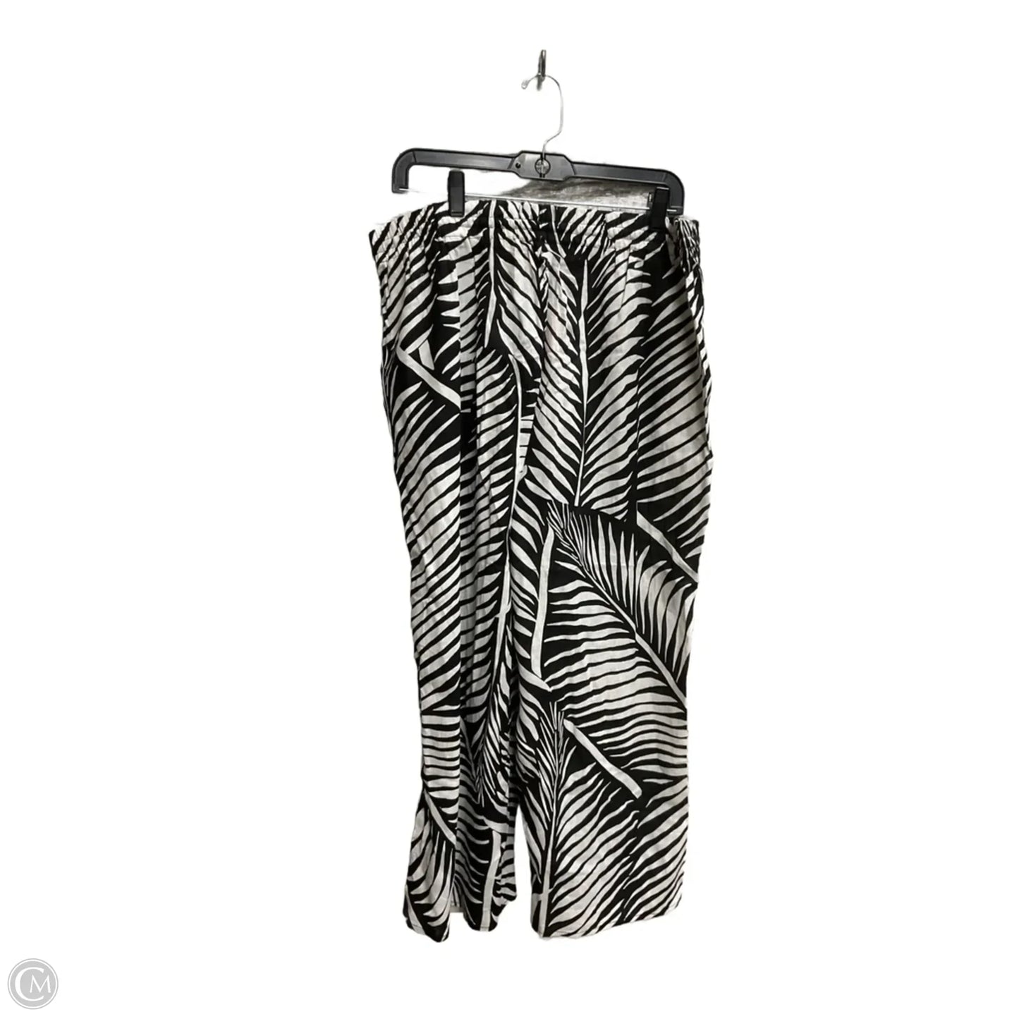 Pants Lounge By Clothes Mentor In Zebra Print, Size: 2x