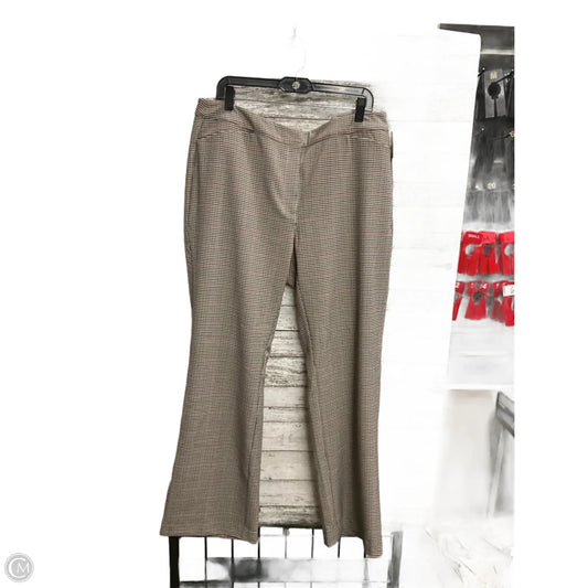 Pants Dress By Talbots In Plaid Pattern, Size: 16