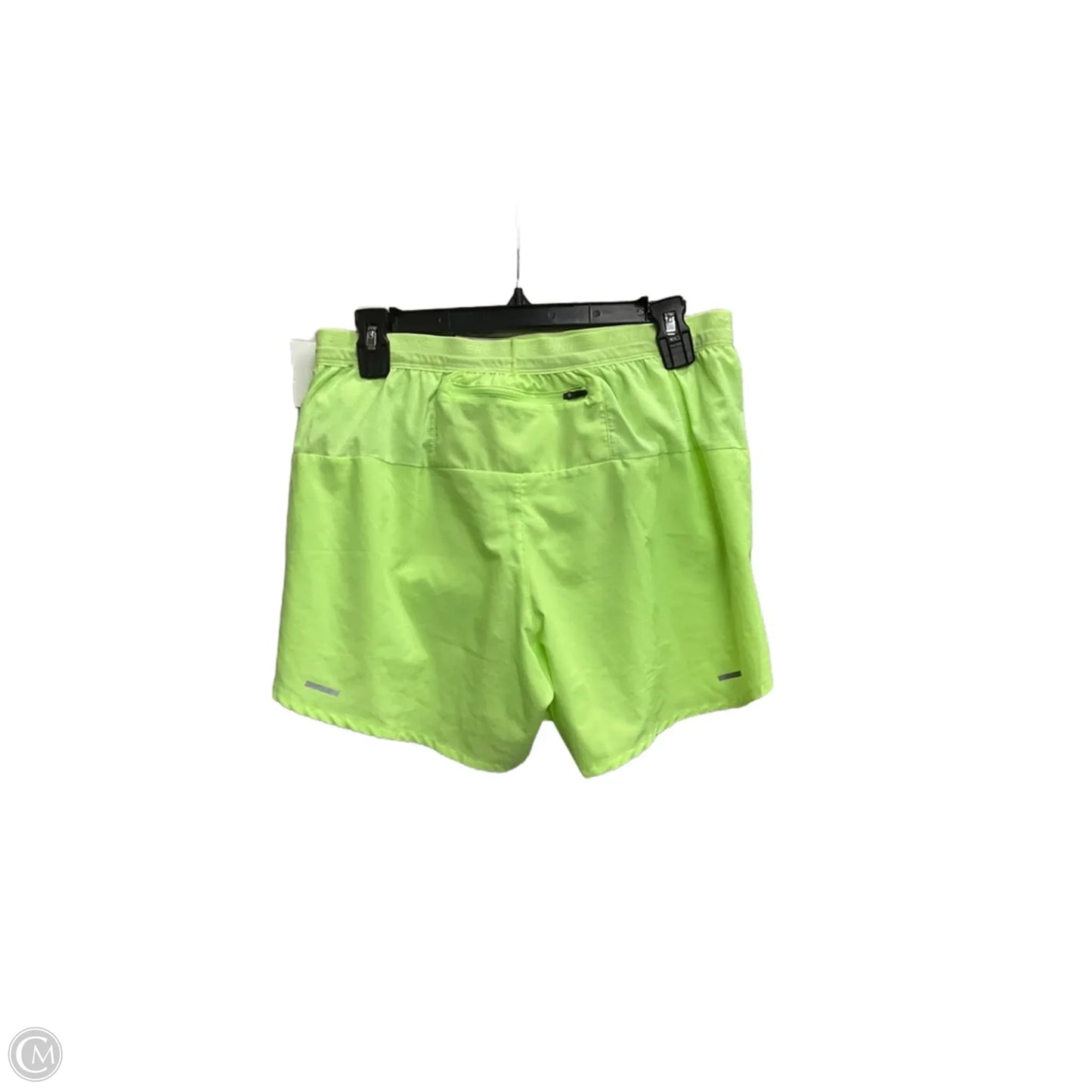 Athletic Shorts By Nike In Chartreuse, Size: M