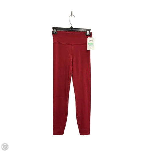 Athletic Leggings By Clothes Mentor In Red, Size: S
