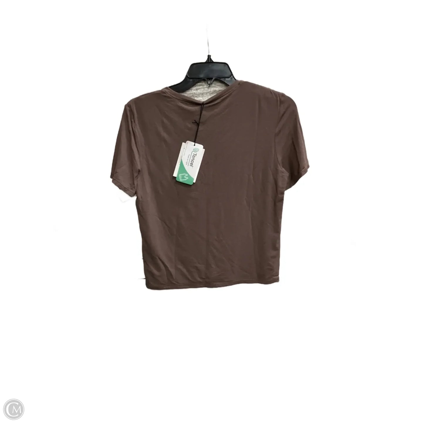 Top Short Sleeve By Clothes Mentor In Brown, Size: Xl