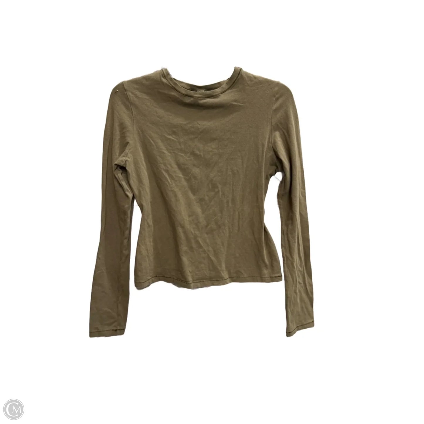 Athletic Top Long Sleeve Crewneck By Skims In Green, Size: L