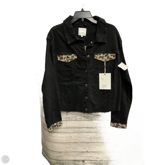 Jacket Other By Clothes Mentor In Black, Size: 1x